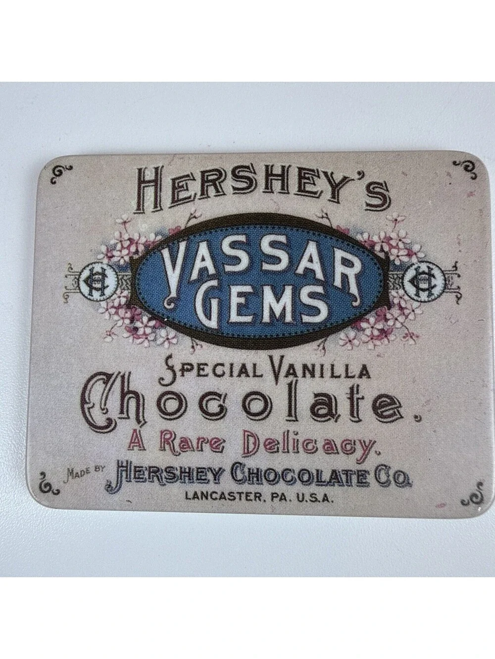 Vintage Hersheys Reeses Miniature Metal Magnetic Signs Lot Advertising Decor